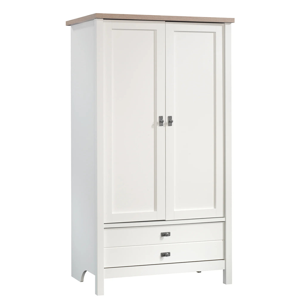 Soft White Armoire B55246