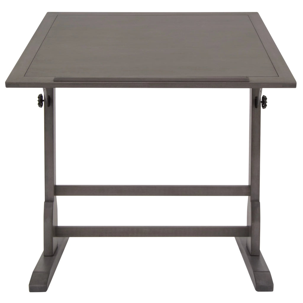 Solid Wood Drawing Table with Angle Adjustable Top Q7005