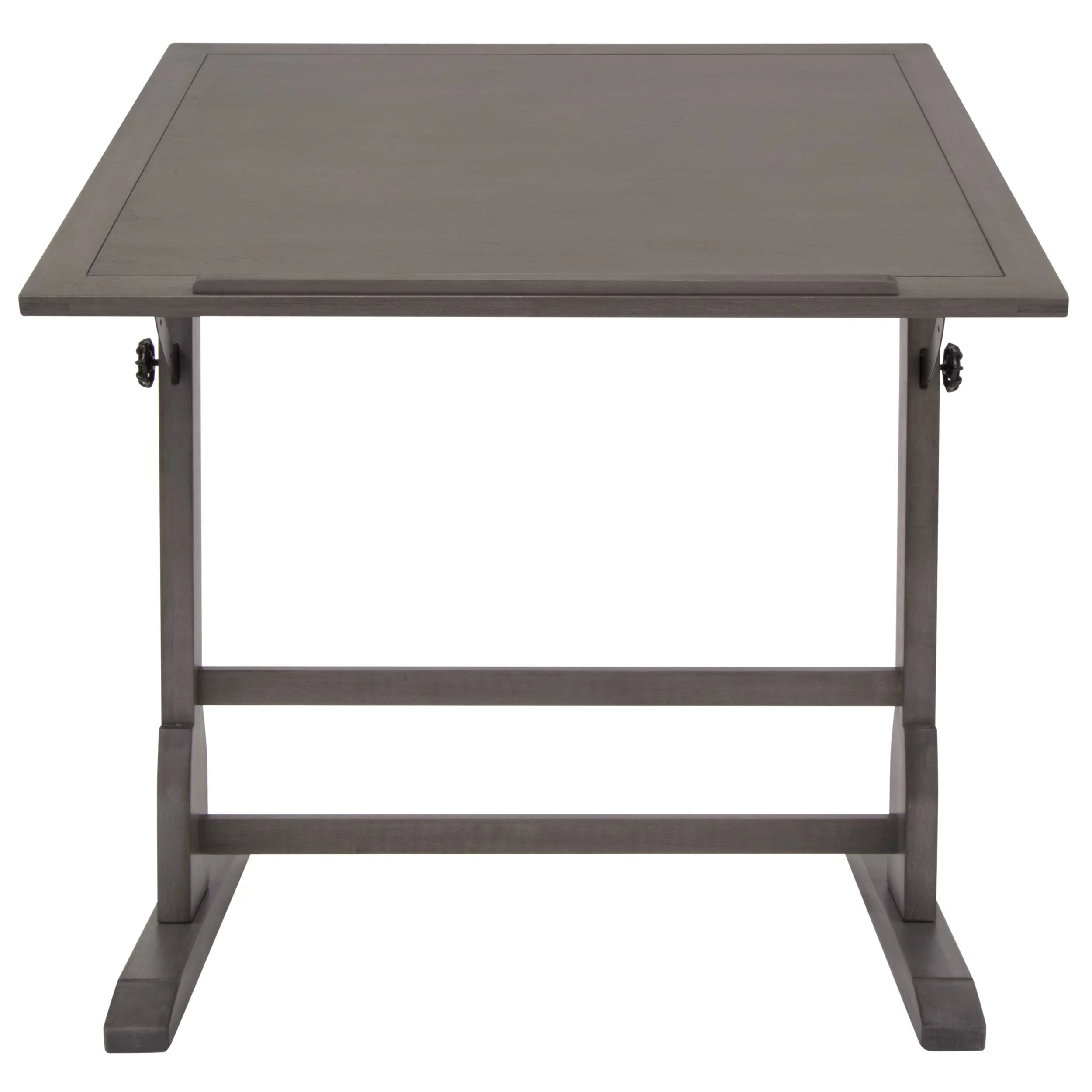 Solid Wood Drawing Table with Angle Adjustable Top Q7005