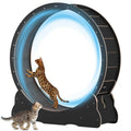 Large Cat Exercise Wheel 40 inch Solid Wood Cat Wheel Exerciser for Indoor Cats - Pet Supplies online store
