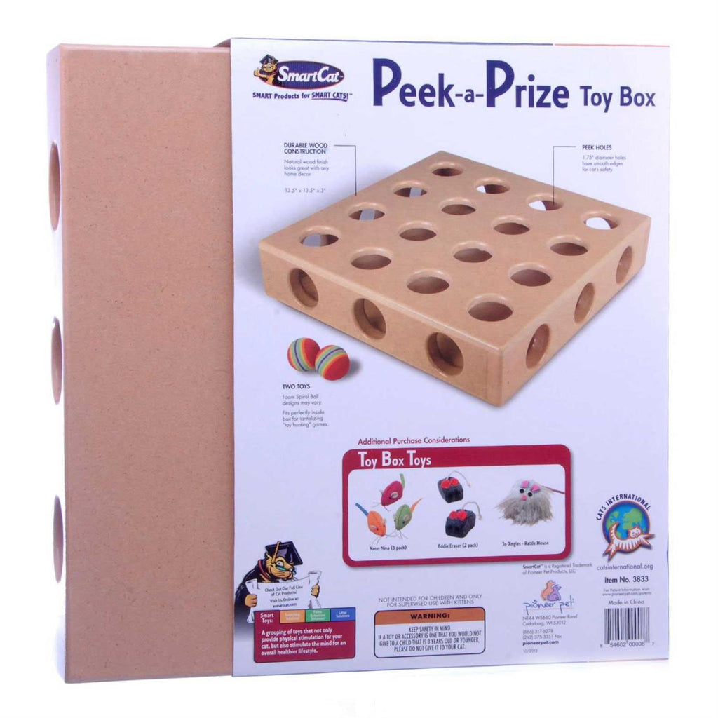 Cat Toy Box with Hide and Seek Feature X159022