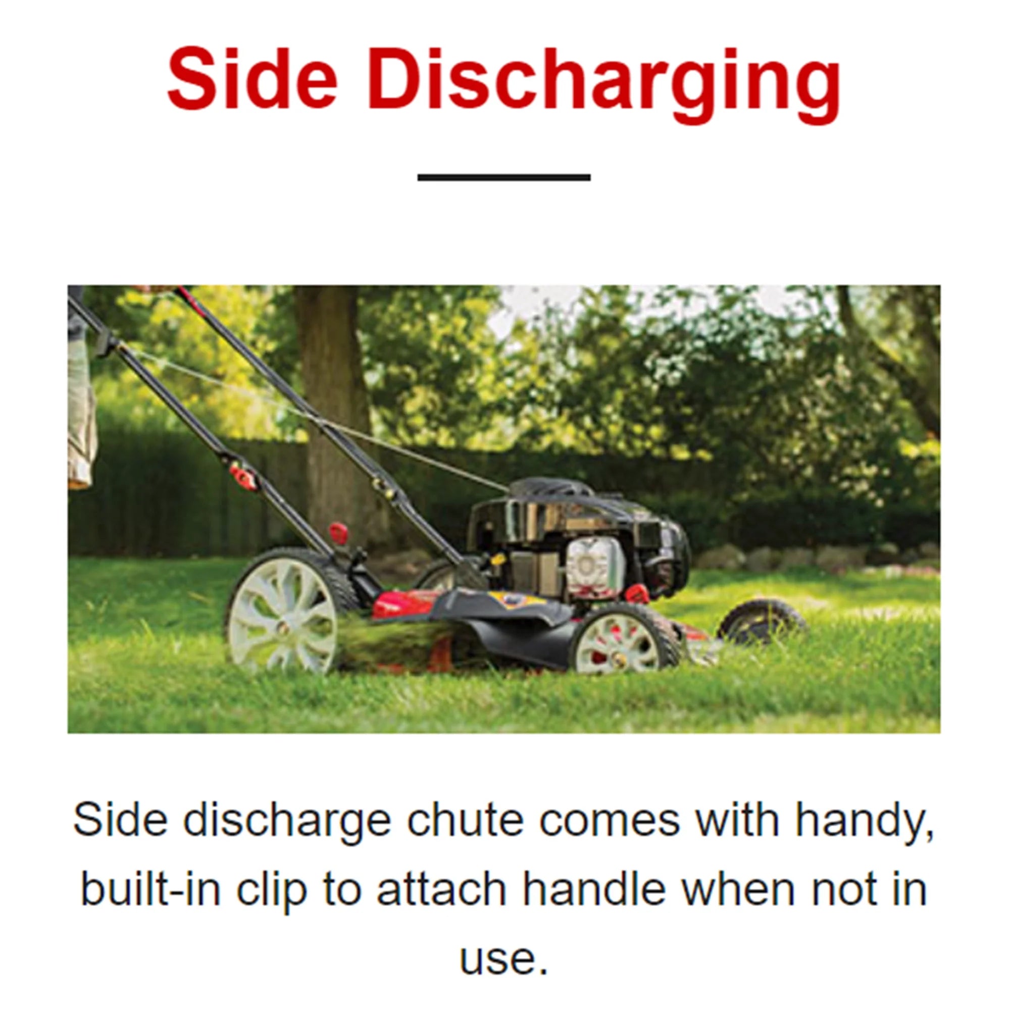 Self-Propelled Gas Lawn Mower, 21-Inch Deck I316