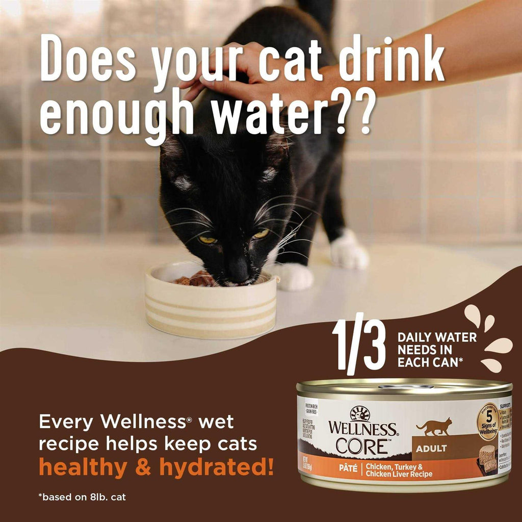 Natural Grain-Free Chicken Turkey & Liver Pate Canned Cat Food K51257