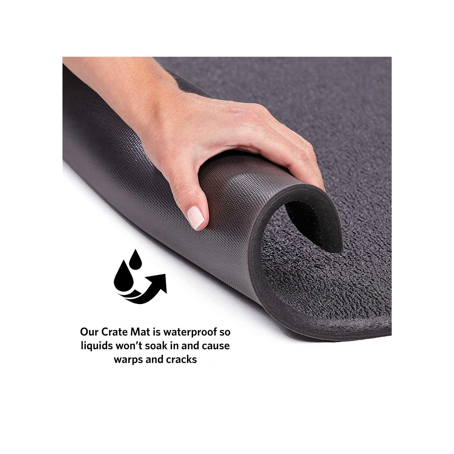 Cushioned Waterproof Dog Crate Mat E494278
