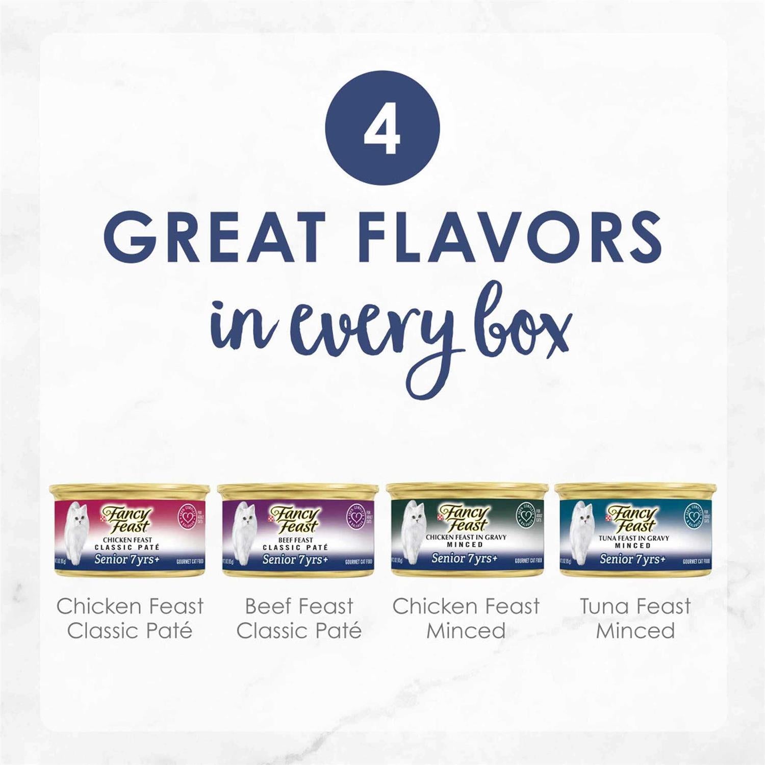 High Protein Senior Wet Cat Food Variety Pack P605403
