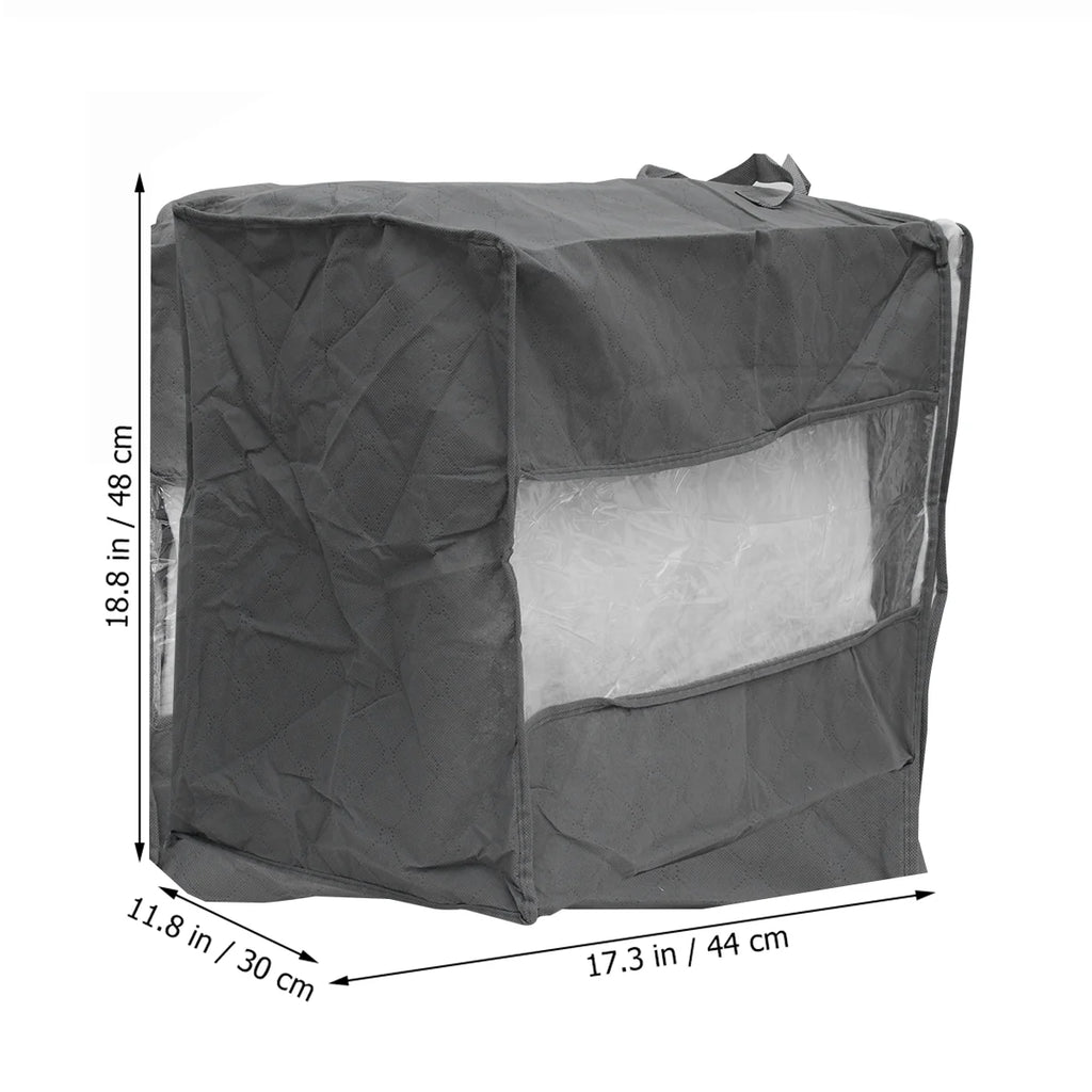 Cotton Rope Storage Bag 44x30x48cm Grey W329
