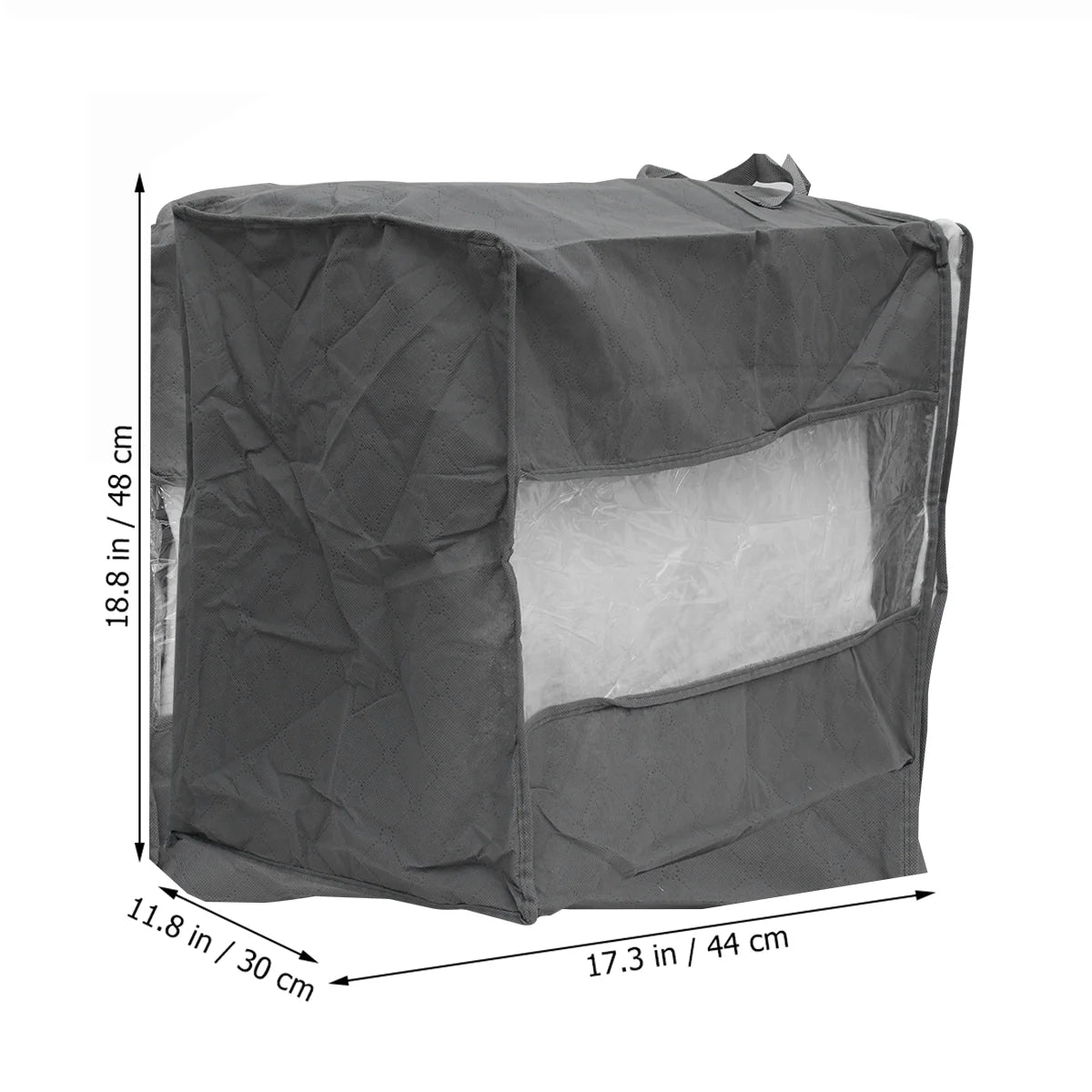 Cotton Rope Storage Bag 44x30x48cm Grey W329