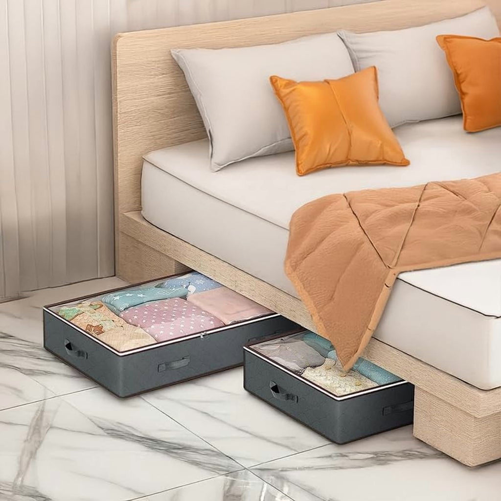 Under Bed Storage Containers Foldable Bags for Blankets and Sweaters H578