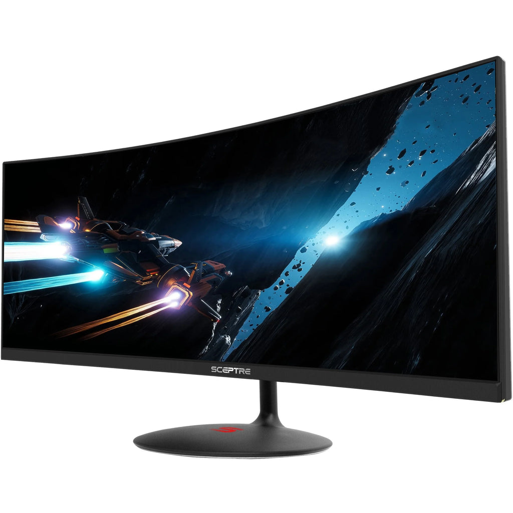 Sceptre C345W-2560UN 34" Class UW-UXGA Curved Screen Gaming LCD Monitor, 21:9, Black
