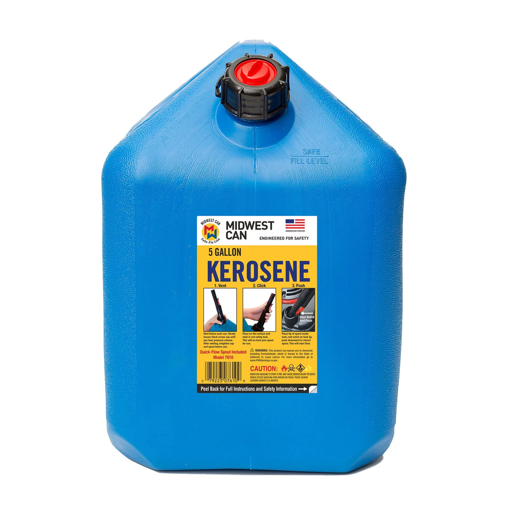 5 Gal Kerosene Gas Can Container with Spout (4 Pk) O36422