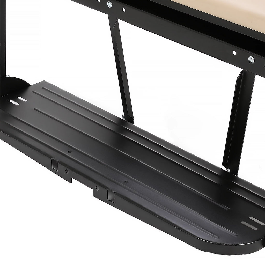 Rear Back Seat Kit for EZGO Marathon Golf Cart Tan Flip Folding Y93656