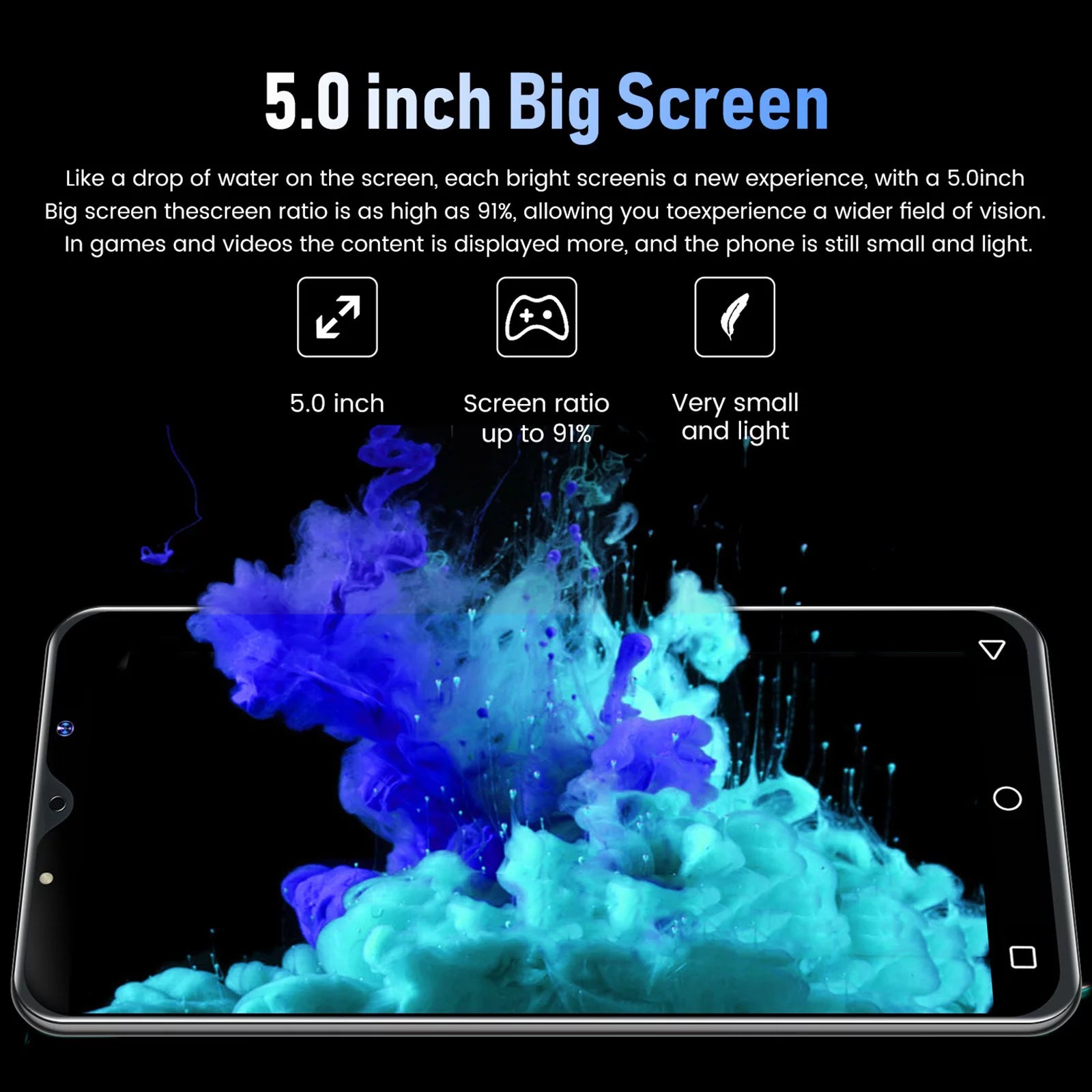 Unlocked Smartphone Dual SIM 5 Inch 3800mAh Face ID Fingerprint GSM 3G X930