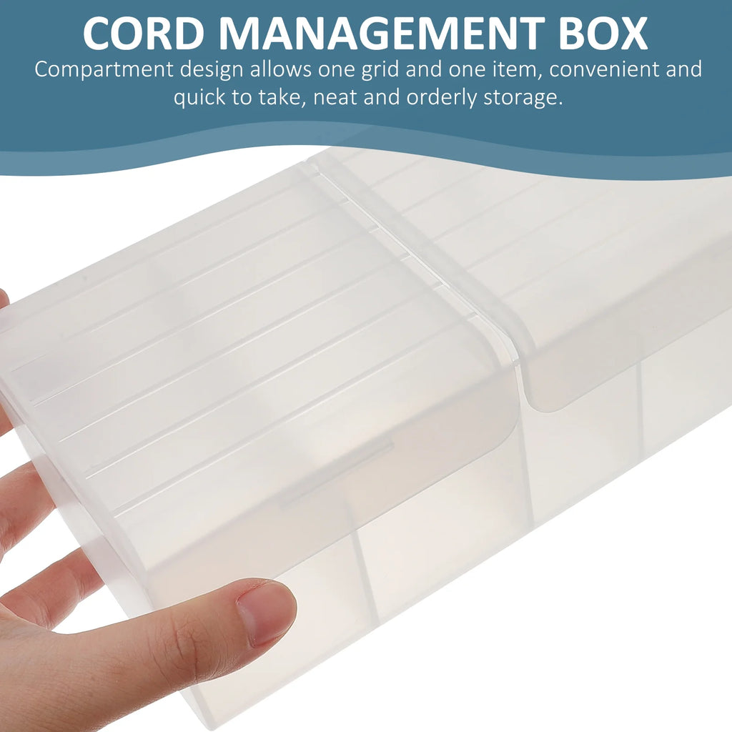 Slim USB Cable Organizer Storage Box E208077