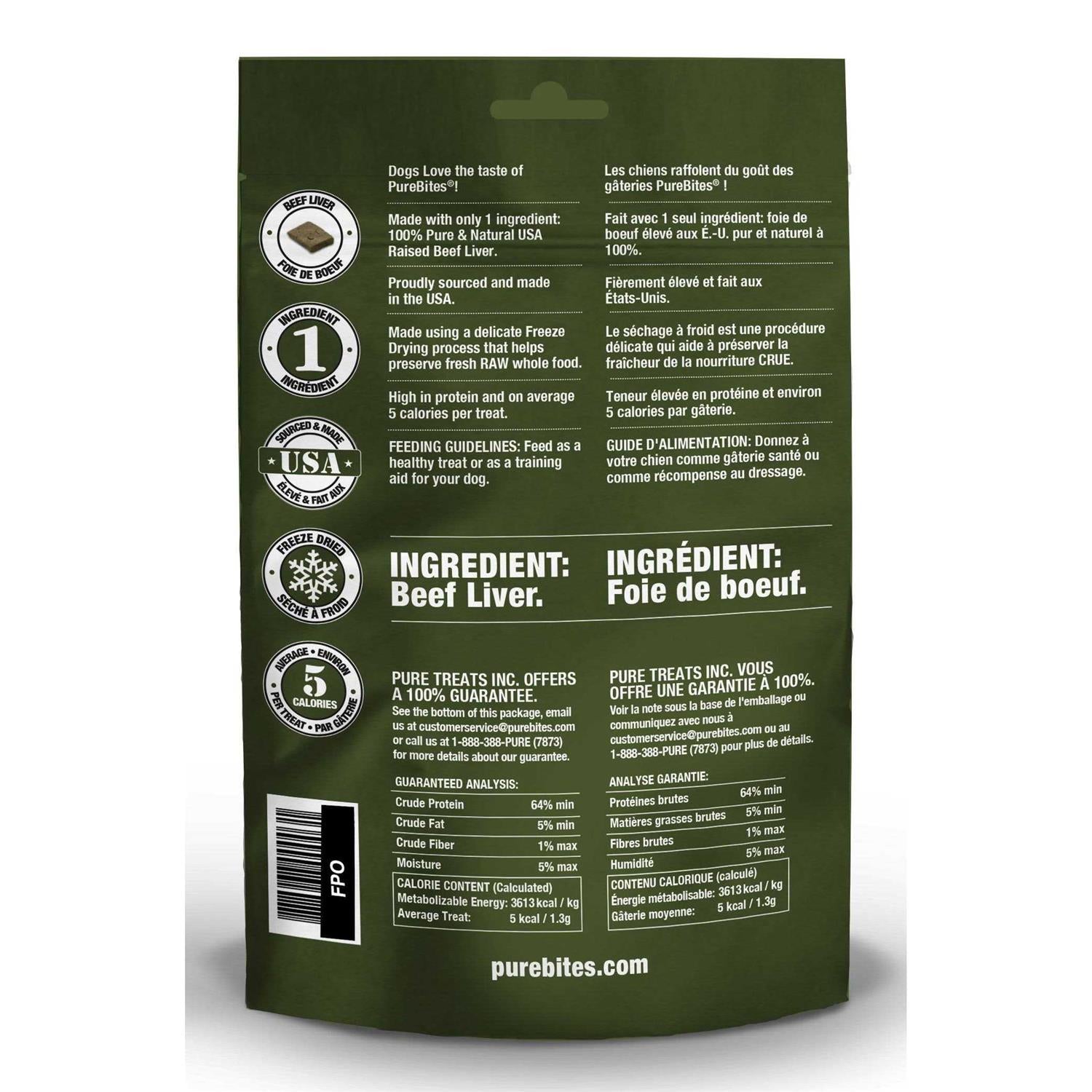 Freeze Dried Beef Liver Dog Treats T6967