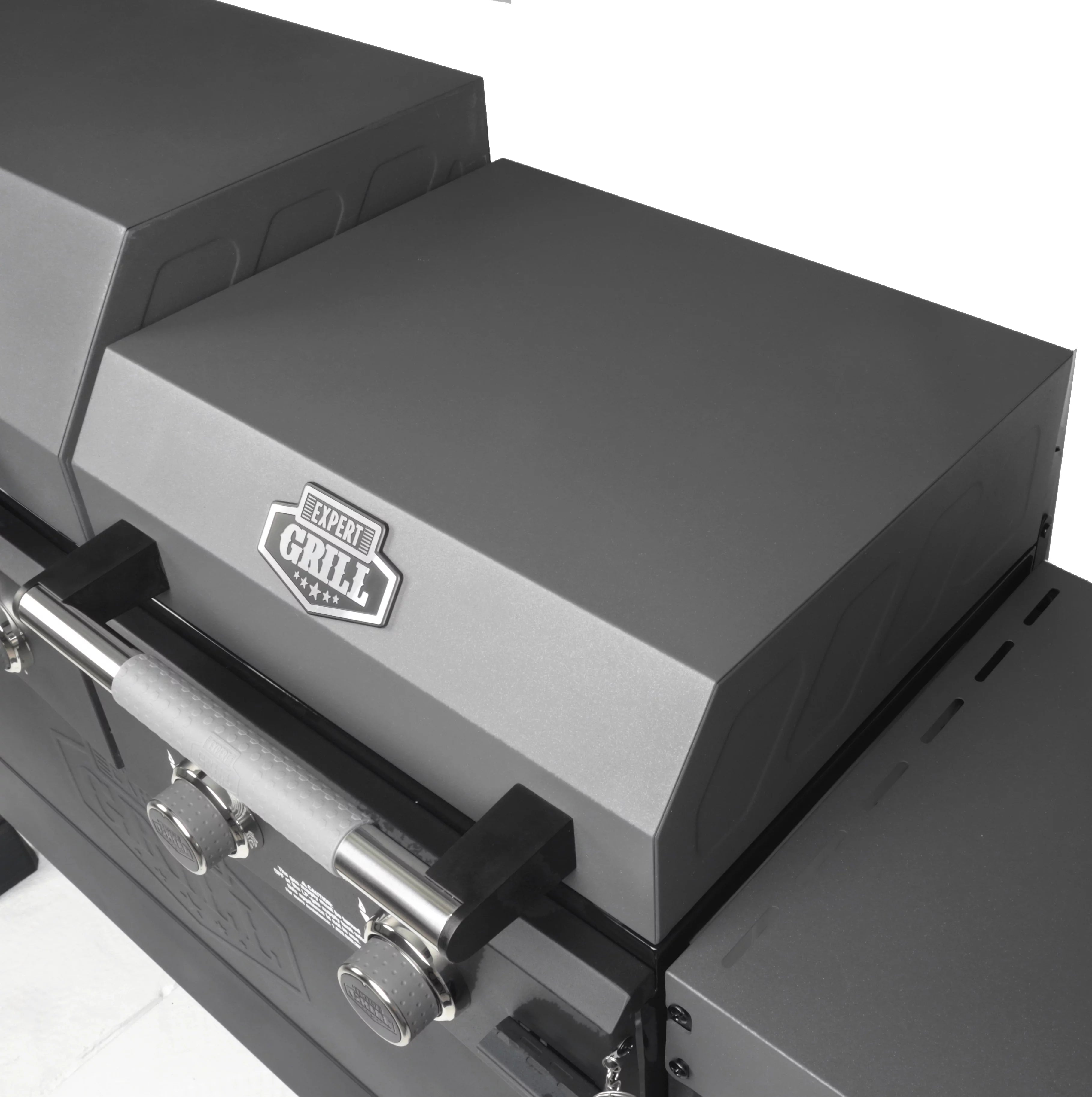 5 Burner Propane Gas Grill and Griddle, Black R371540