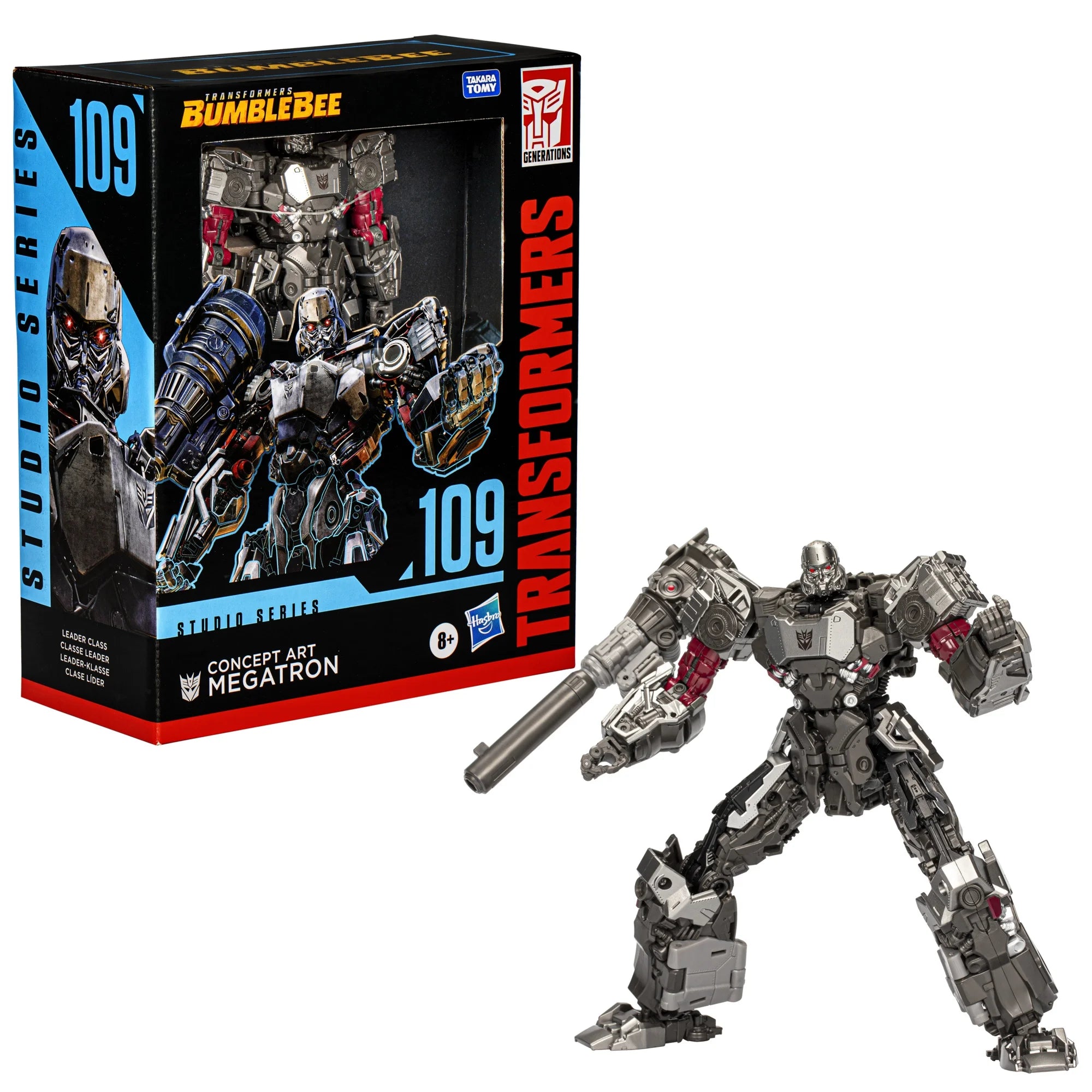 Bumblebee 109 Concept Art Megatron 8.5" Action Figure L966143