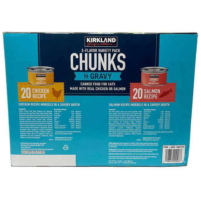 Chunks in Gravy Canned Cat Food Variety Pack S852