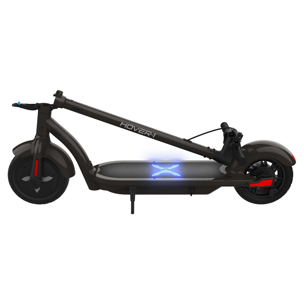 Electric Scooter, 18 mph Speed, 264 lb Max Weight, Black L100