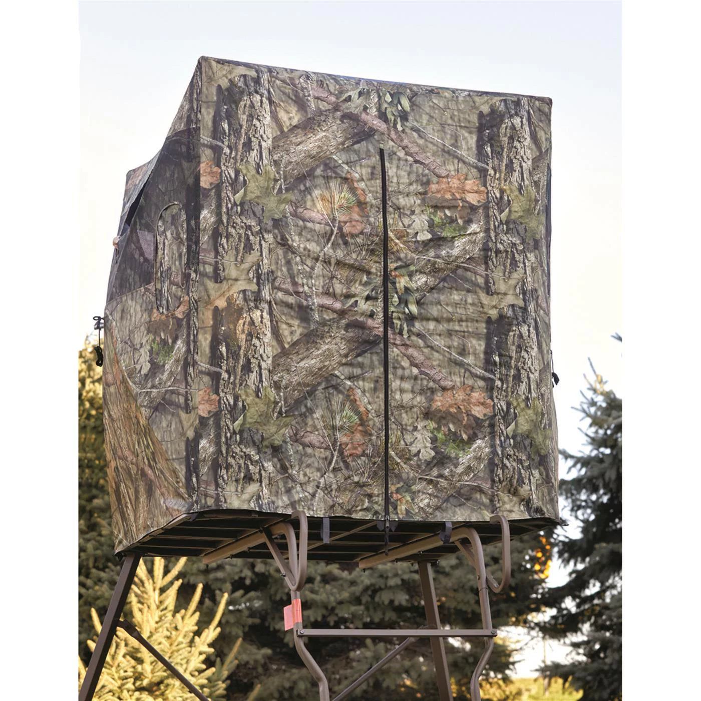 6ft Tripod Hunting Tower Blind 2-Person Elevated Stand W6429