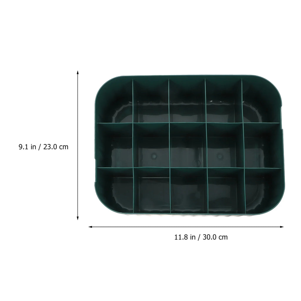 Underwear Drawer Storage Organizer Bin Box Green Z3923