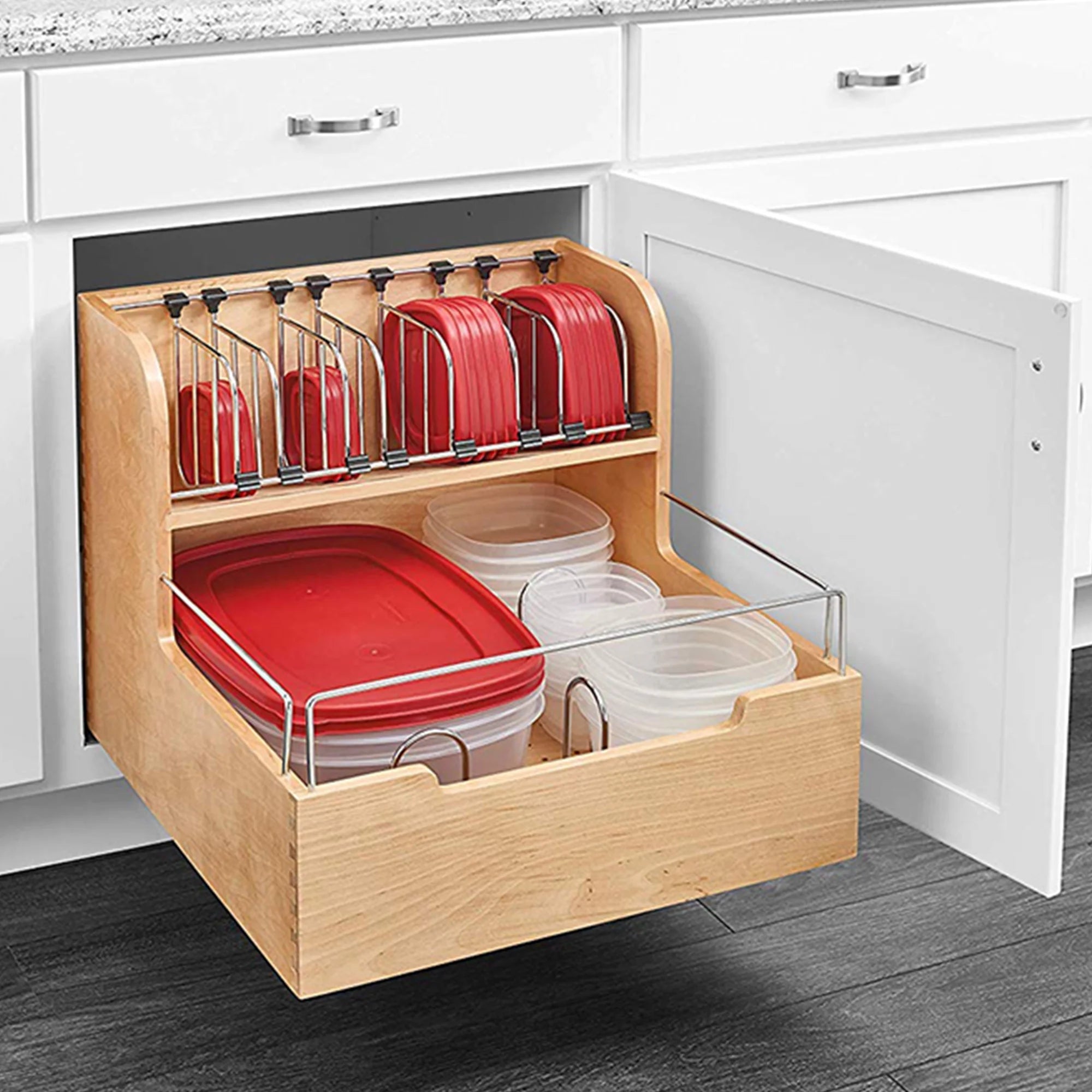 Food Storage Container Organizer Soft-Close Y373116