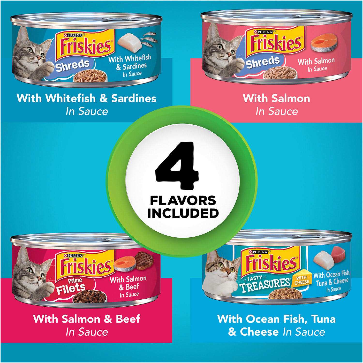 Wet Cat Food Variety Pack X7494