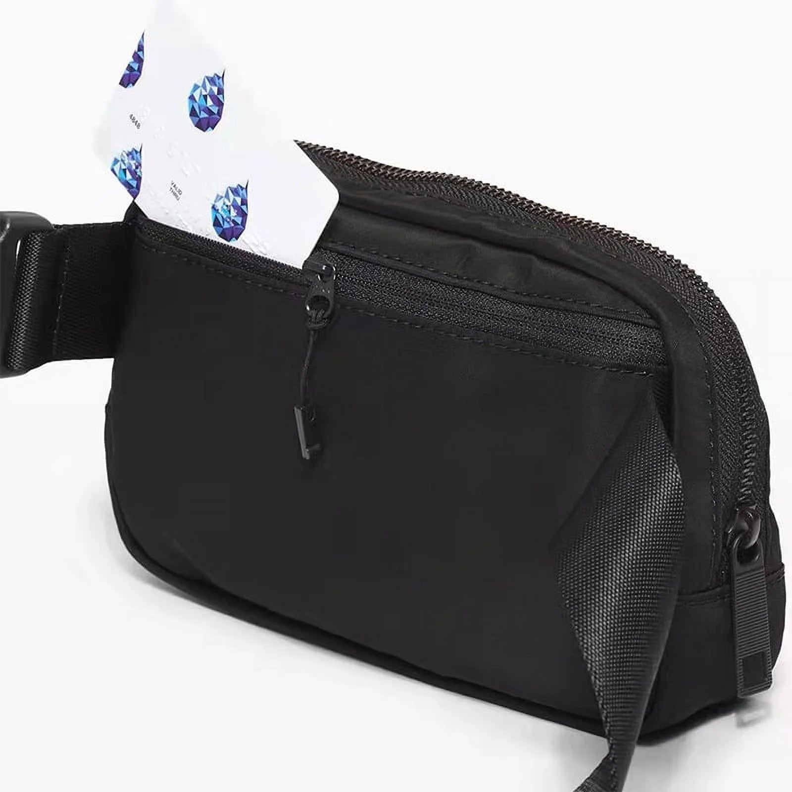 Crossbody Fanny Pack with Extended Strap, 1L, Black P825
