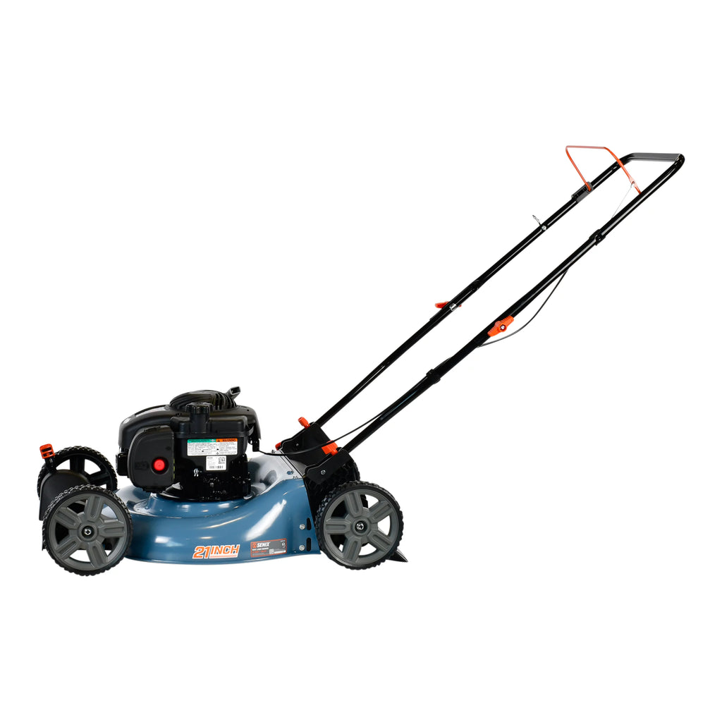21-Inch 125cc Gas Push Lawn Mower with Mulch & Side Discharge S272