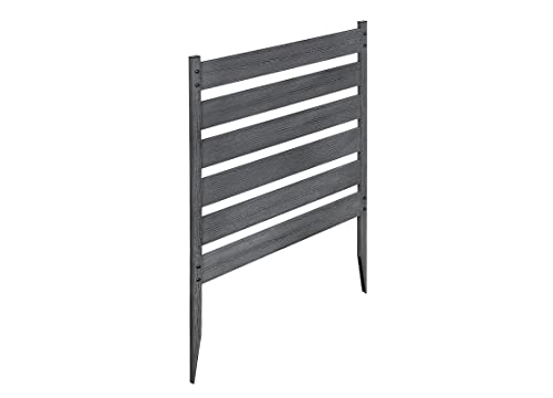 No-Dig Vinyl Garden Fence Kit 2ft H x 2ft W, 3 Panels X9757