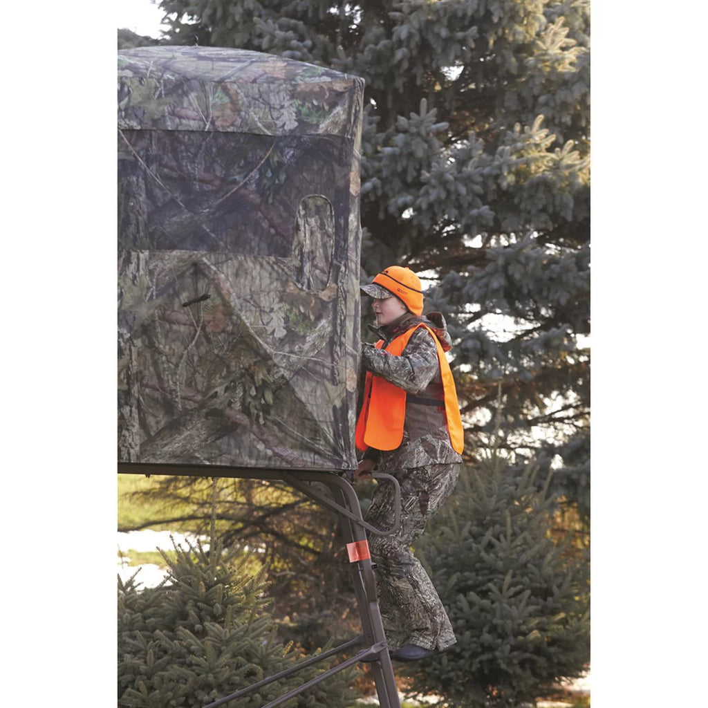 6ft Tripod Hunting Tower Blind 2-Person Elevated Stand W6429