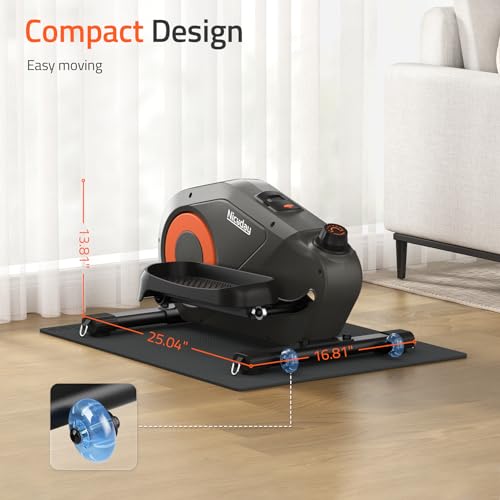 Under Desk Elliptical, Quiet Foot Pedal Exerciser for Home Use L971