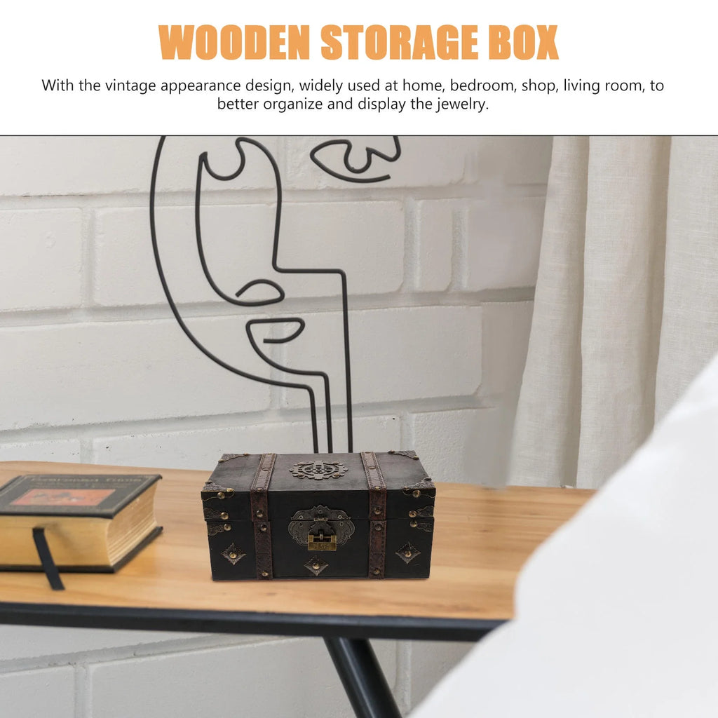 Vintage Storage Boxes with Lids Organizer T394296