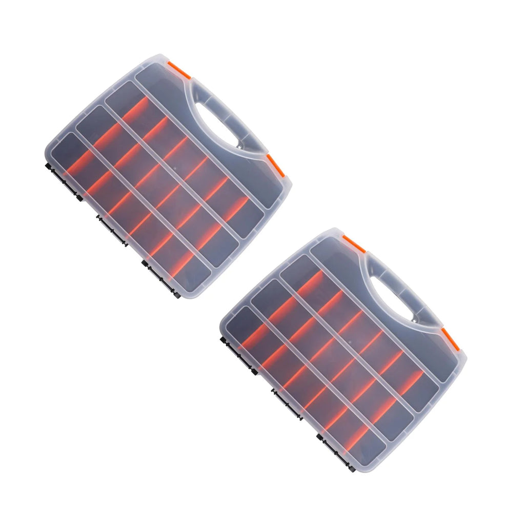 Screw Tool Organizer with Removable Dividers, Impact Resistant Storage Bins R254727