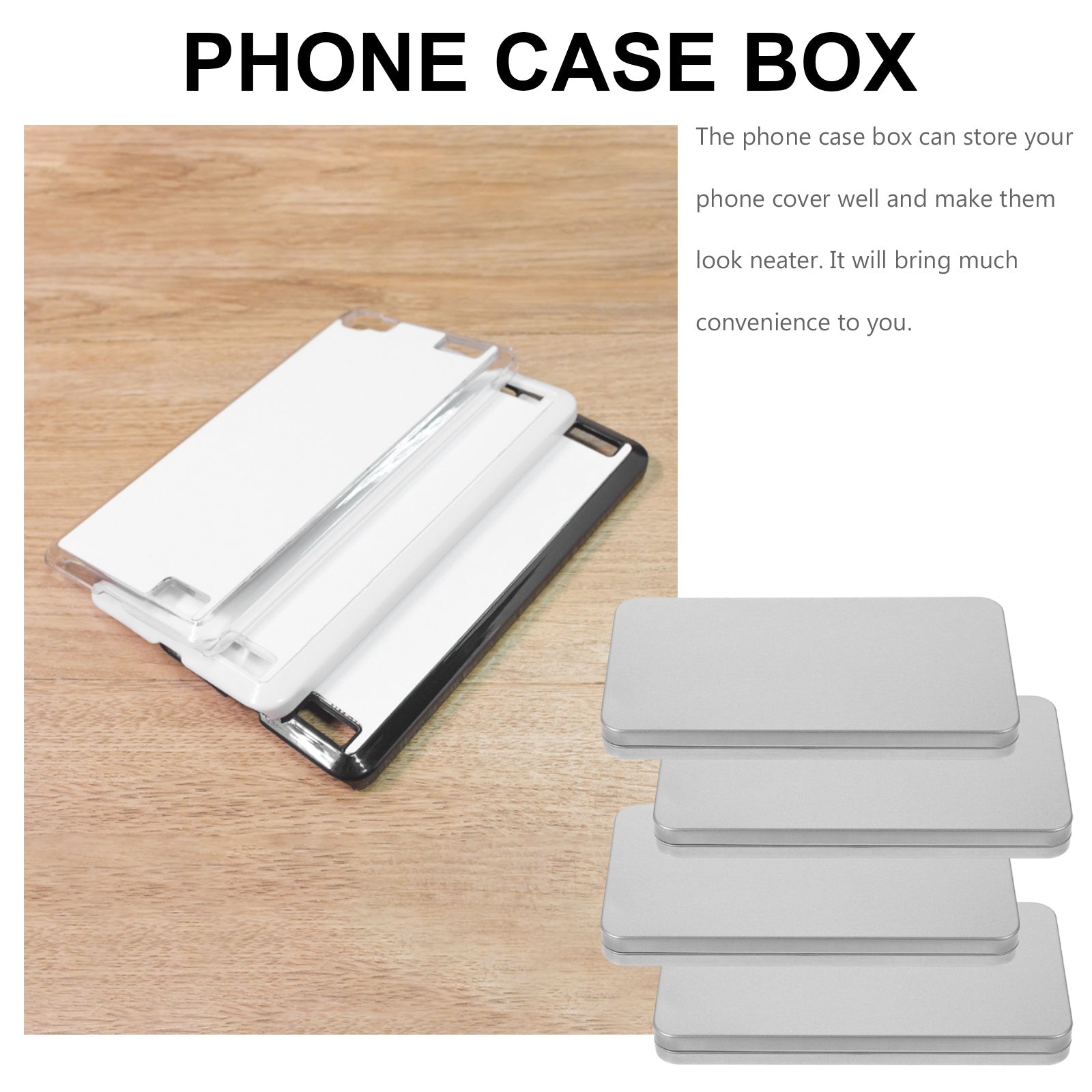 Clear Wicker Basket Storage Box V9170