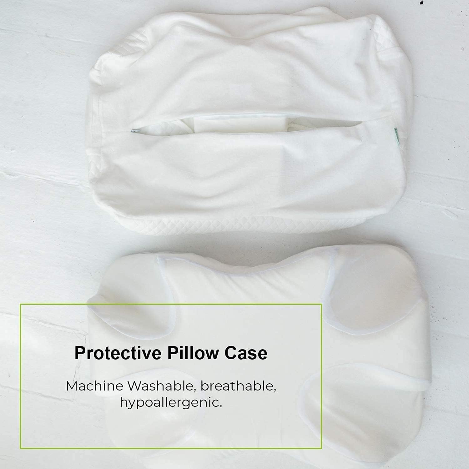 CPAP Pillow Bundle with Cooling Fabric Case for Side Sleepers Z760