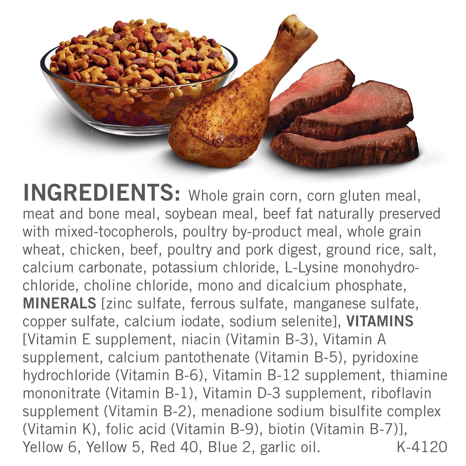 Chicken & Beef Little Bites Dry Dog Food C2982