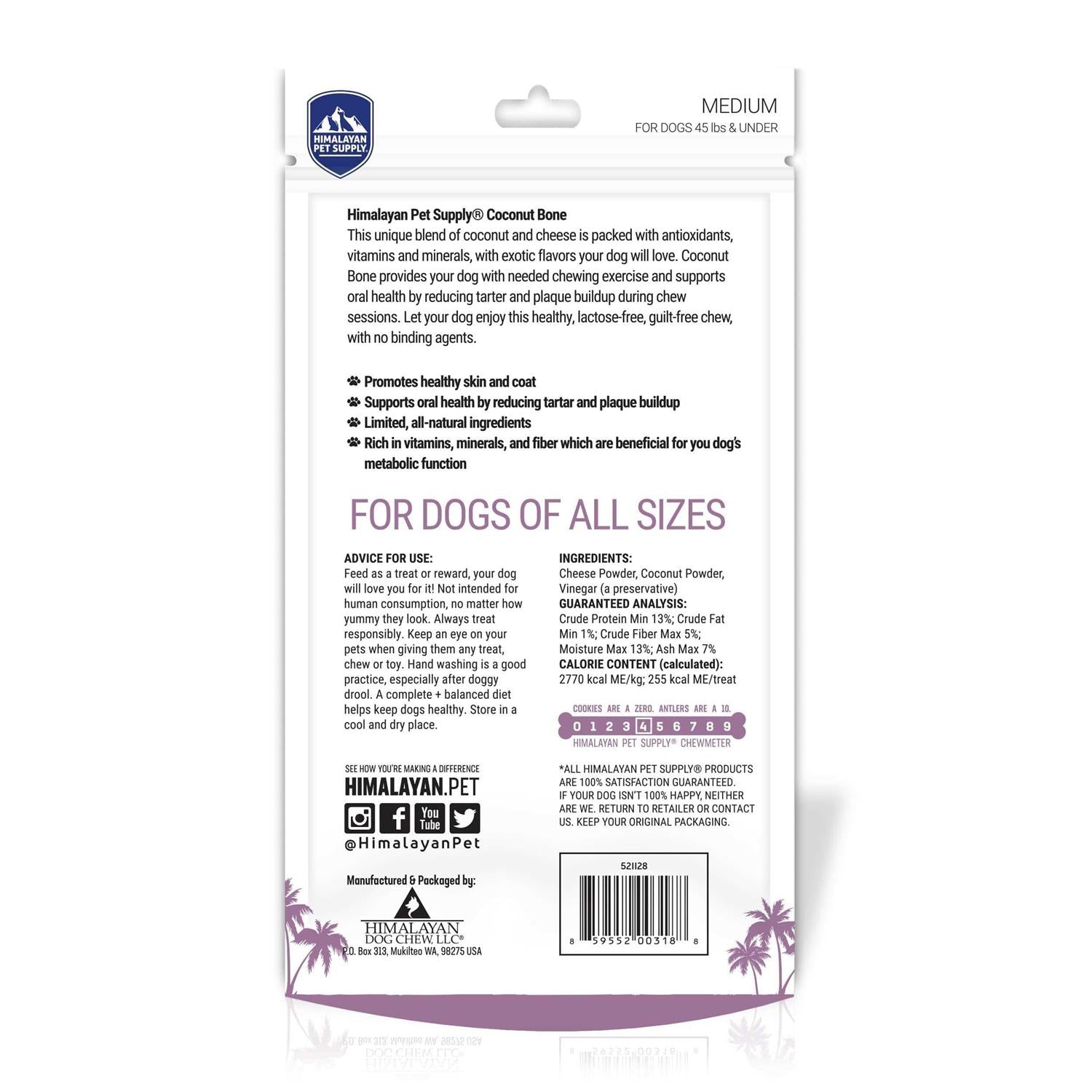Coconut Bone Dog Chew L2640