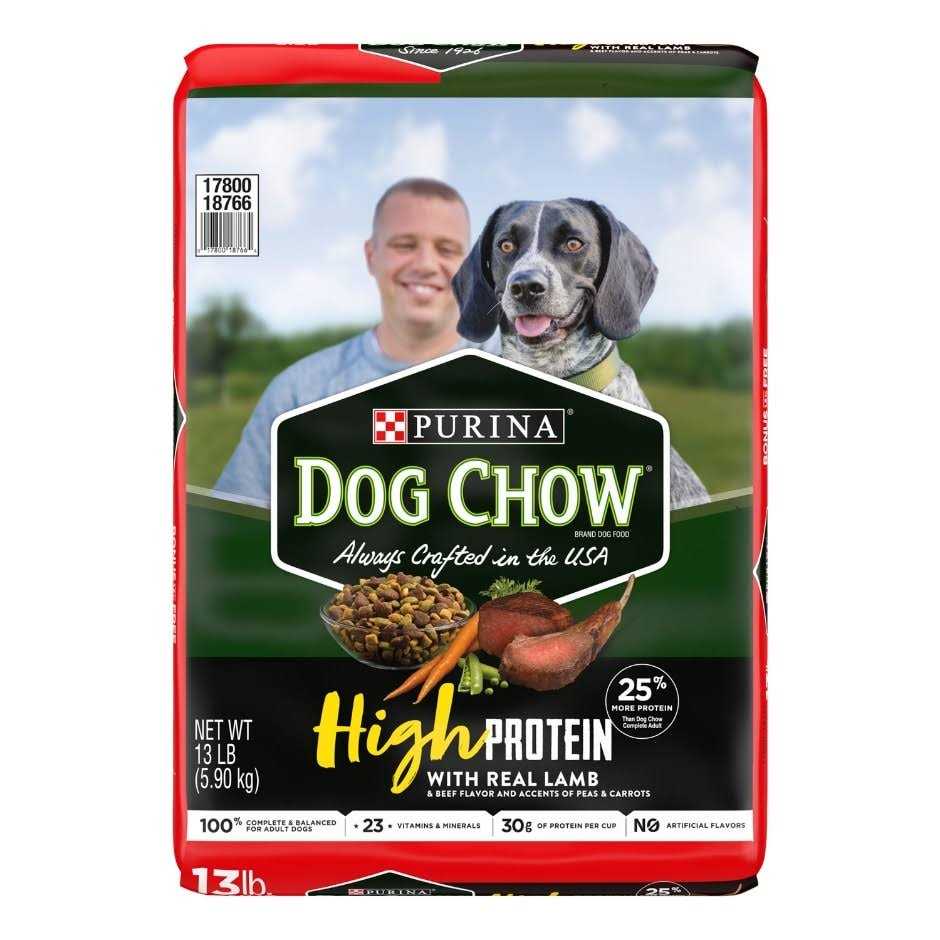 Purina Dog Chow High Protein Dry Dog Food With Real Lamb &amp; Beef Flavor - Pet Supplies online store
