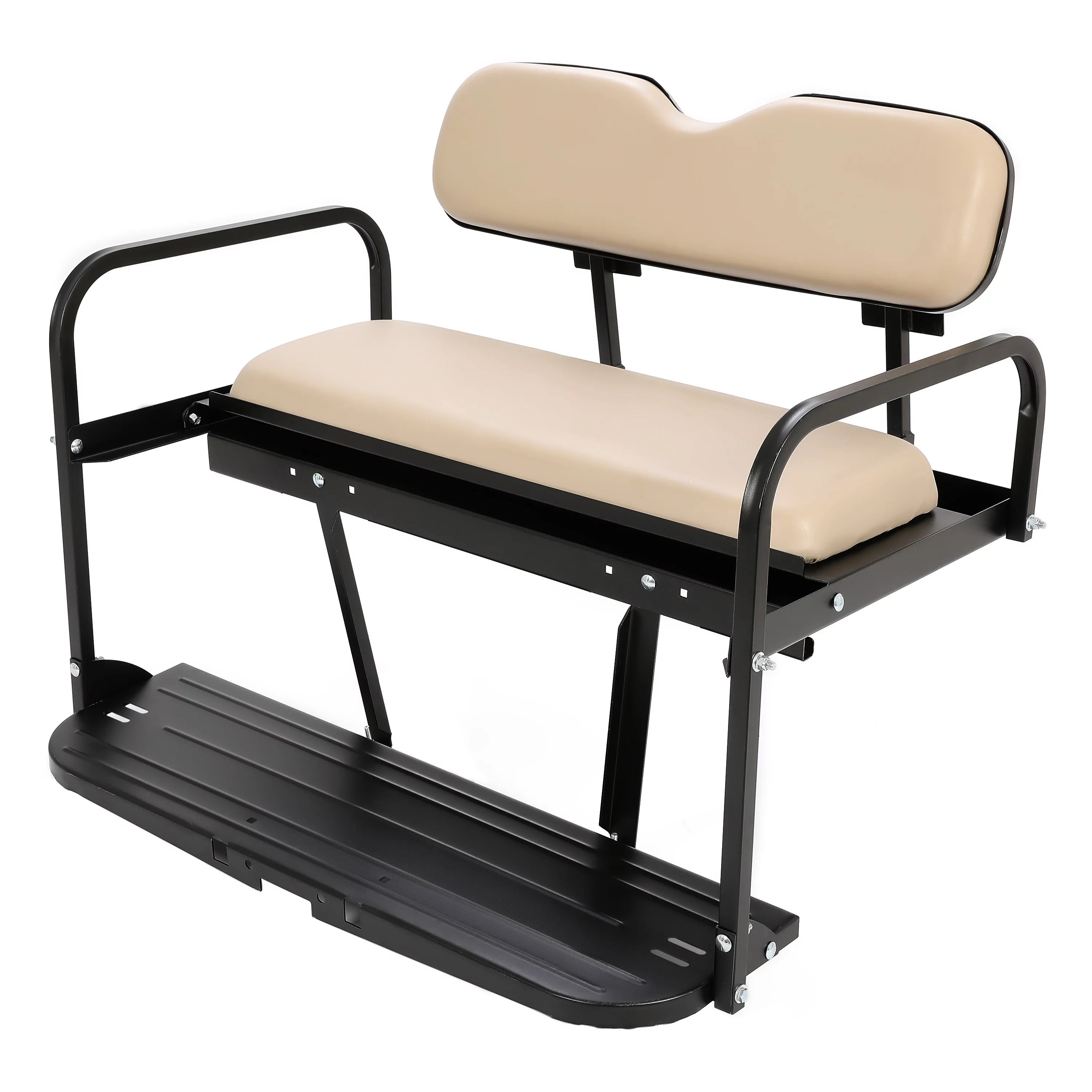 Rear Back Seat Kit for EZGO Marathon Golf Cart Tan Flip Folding Y93656
