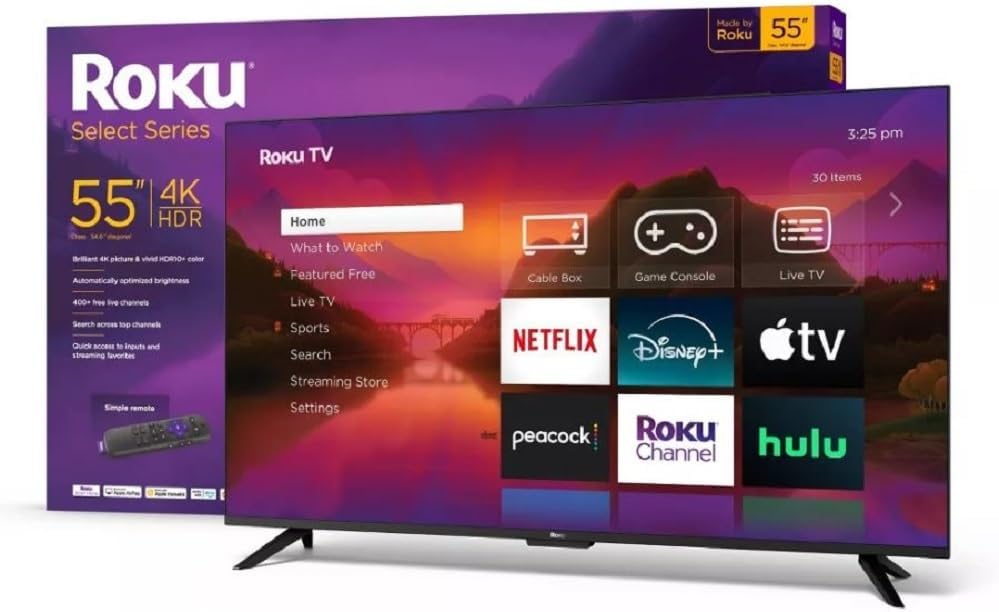 43" 4K HDR Smart TV with Built-in Streaming T254546