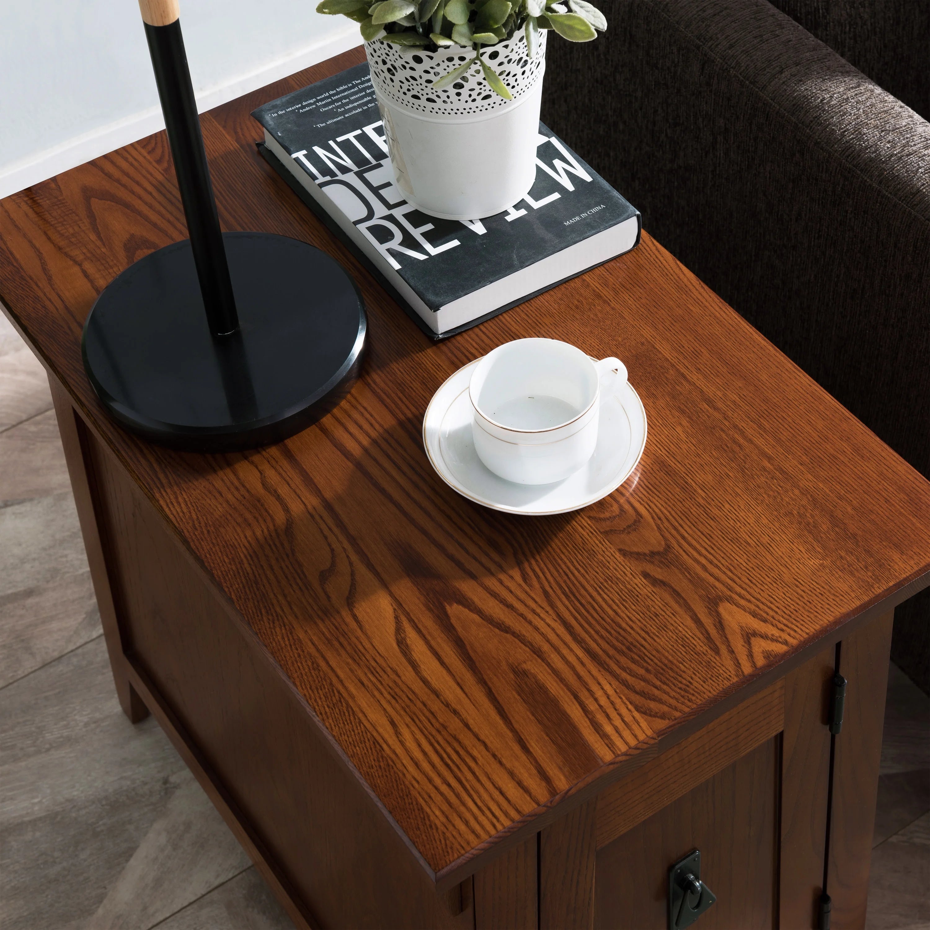 Solid Wood Mission End Table for Living Room and Bedroom Q2446