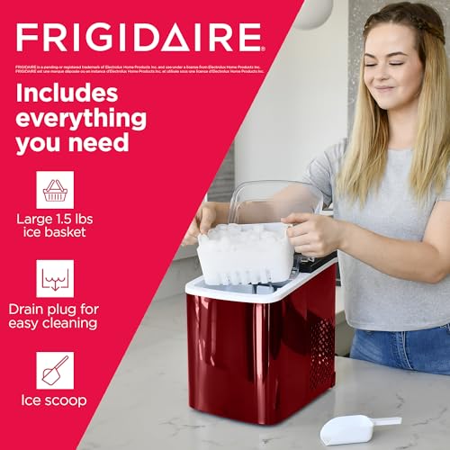 Countertop Ice Maker, Compact, 26 lbs per Day, Stainless Y316520