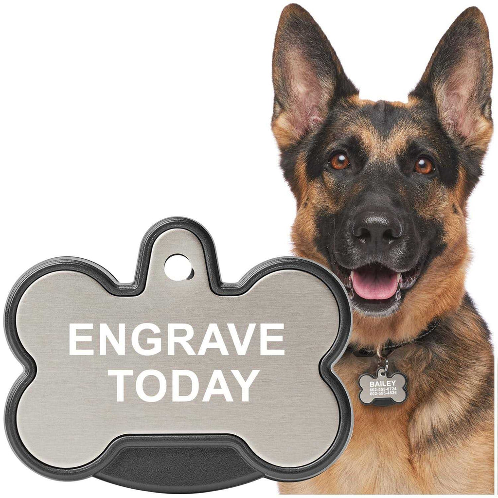 Smart Tag Dog Bone Personalized ID and Tracker U17372