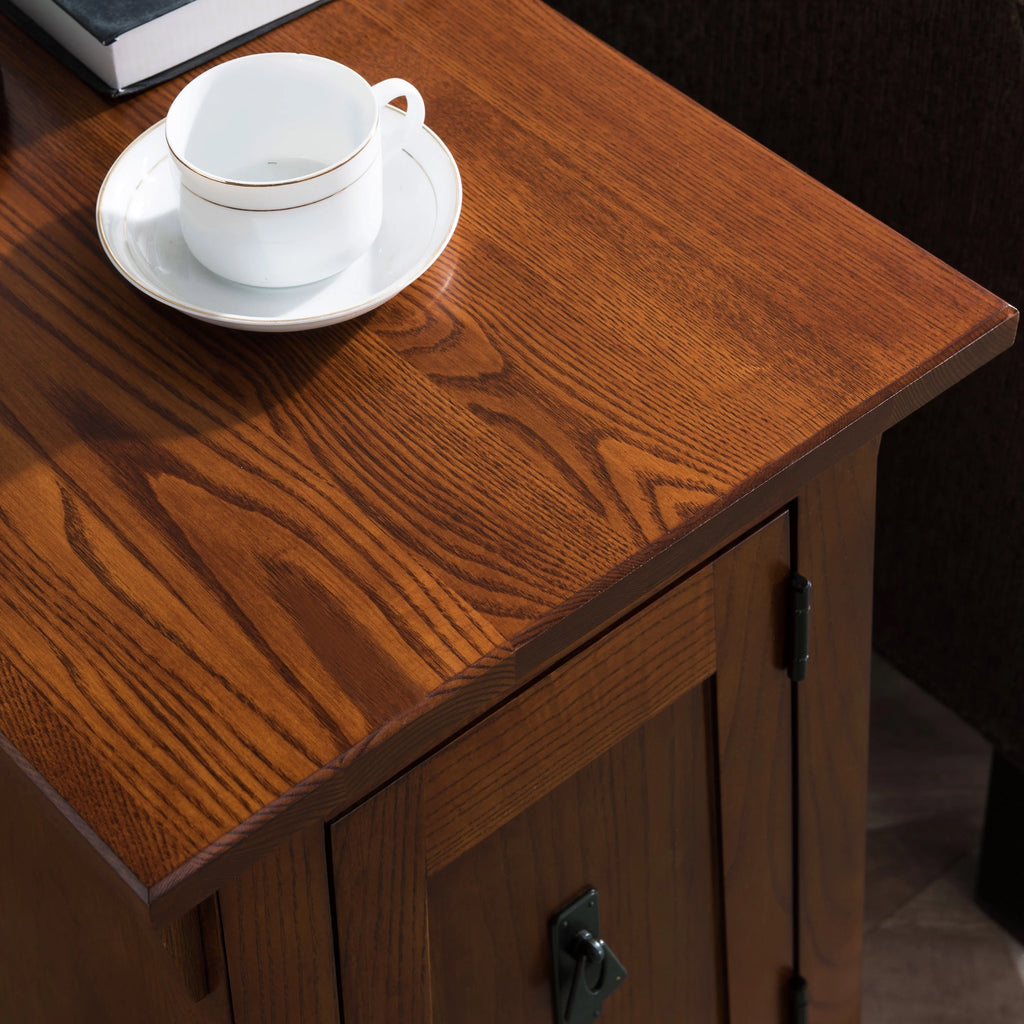 Solid Wood Mission End Table for Living Room and Bedroom Q2446