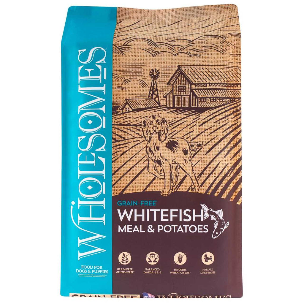 Wholesomes Whitefish Meal &amp; Chickpeas Grain-Free Dry Dog Food - Pet Supplies online store