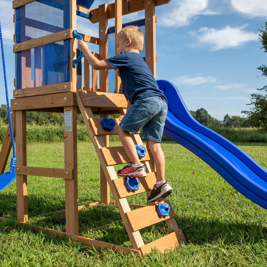 Wooden Cedar Swing Set K235