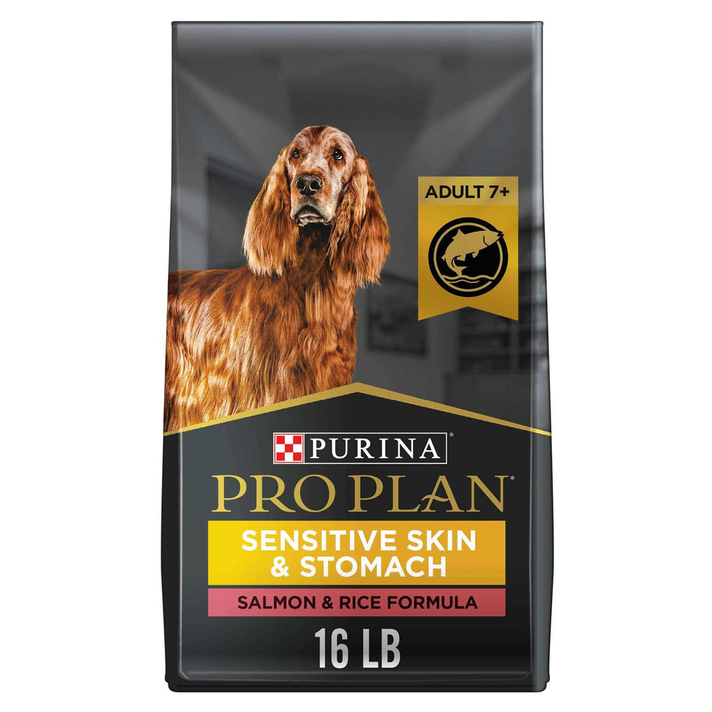 Sensitive Skin & Stomach Salmon & Rice Senior Dry Dog Food V8557