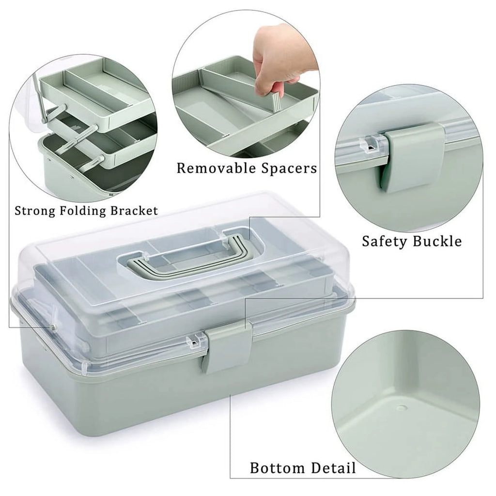 Plastic Dividing Storage Box with Adjustable Spacers N725