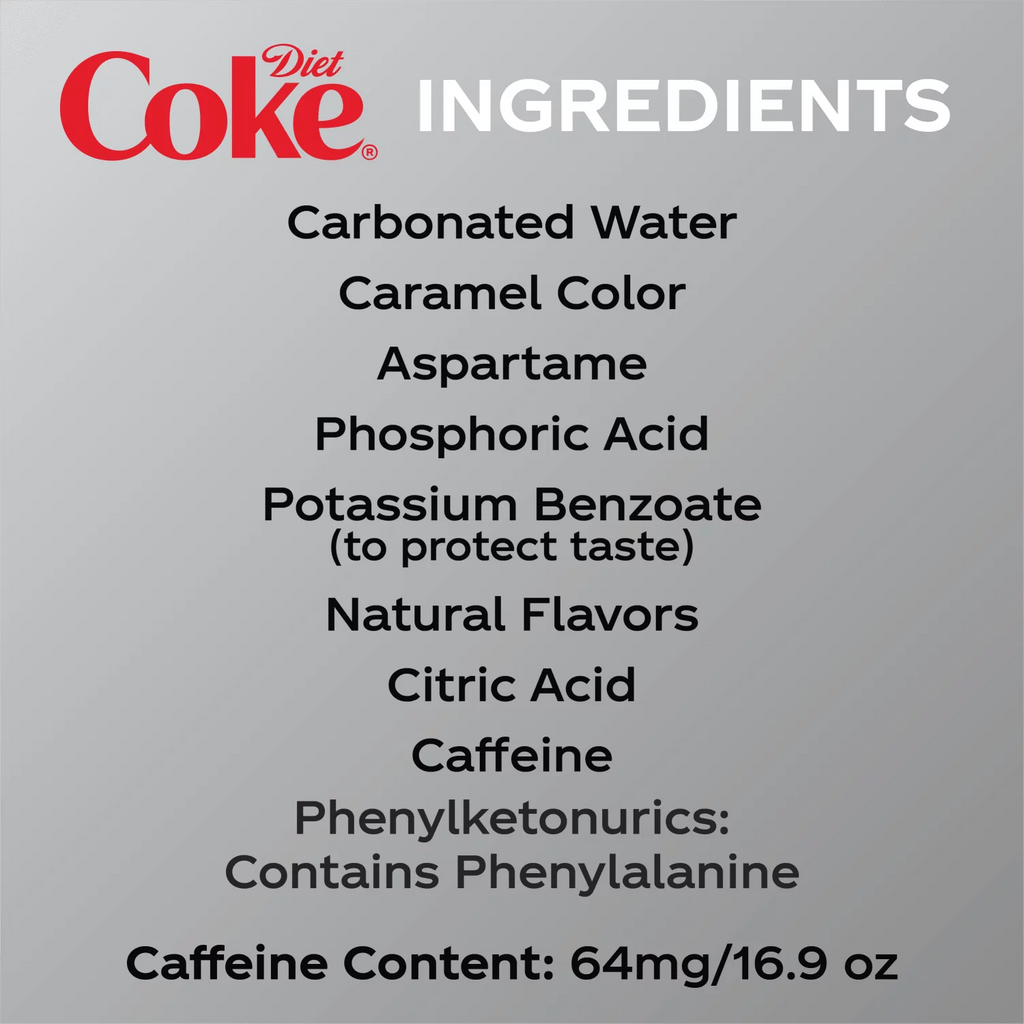 Diet Soda Soft Drink, 16.9 fl oz, 24 Pack R76243