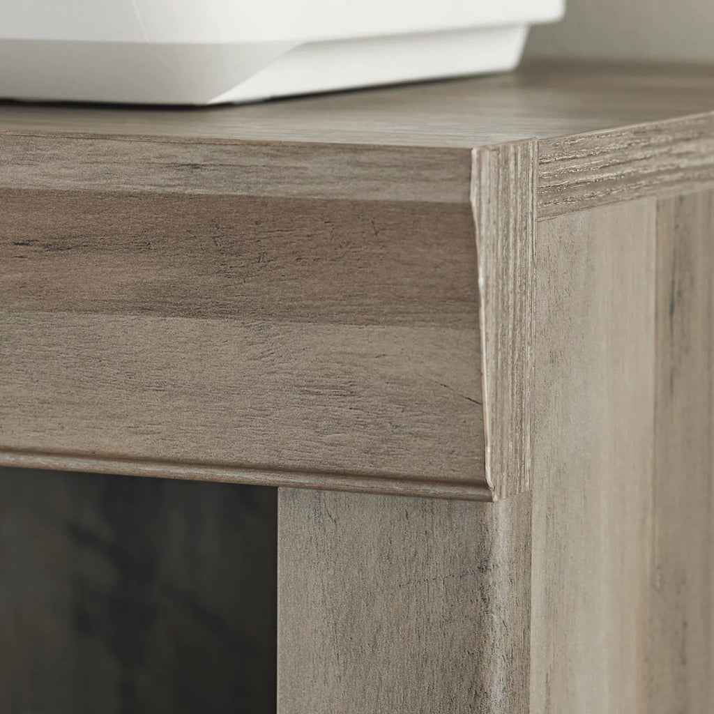 5 Shelf Bookcase, Rustic Gray S26946